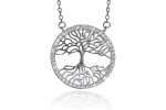 Stříbrný náhrdelník se stromem života