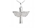 Stříbrný přívěsek stylizovaný anděl