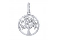 Stříbrný přívěsek strom života s Brilliance Zirconia