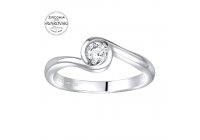 Elegantní stříbrný prsten se Swarovski Zirconia® 