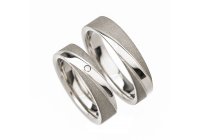 Ocelové snubní prsteny SRP0100