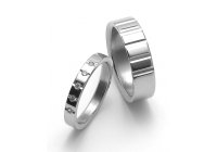 Ocelové snubní prsteny SRZ6009