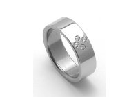 Ocelový snubní prsten RZ06054