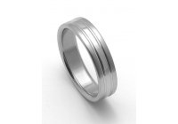 Ocelový snubní prsten RZ06248