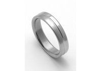 Ocelový snubní prsten RZ85118