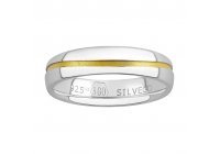 Stříbrný snubní prsten SUNNY
