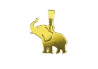 Zlatý přívěsek - Slon 15 mm