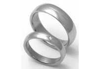 Titanové snubní prsteny STT1900 - pár