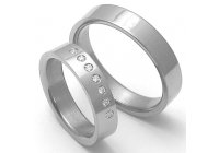 Snubní prsteny z titanu STT3000 - pár