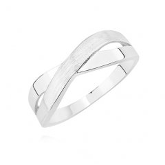 Stříbrný prsten s dvojitým efektem