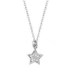 Stříbrný náhrdelník s hvězdičkou