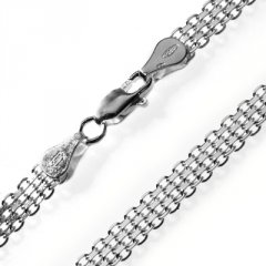 Atypický stříbrný náhrdelník