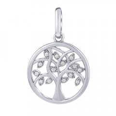 Stříbrný přívěsek strom života s Brilliance Zirconia