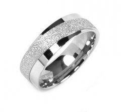 Ocelový snubní prsten KMR9617