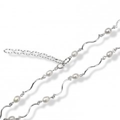 Elegantní náhrdelník s pravými říčními perlami