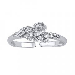 Otevřený stříbrný prsten Almis