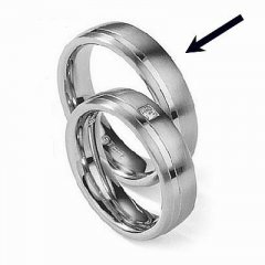 Ocelový snubní prsten RC2021m