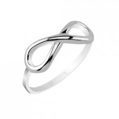 Stříbrný prsten Infinity