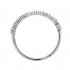 Stříbrný prsten - jemný kroužek s kytičkami