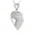 Luxusní stříbrný přívěsek - srdce 17 x 17 mm