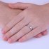 Otevřený stříbrný prsten Aisha