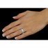 Stříbrný snubní prsten AMORA se zirkonem