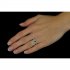 Stříbrný prsten IDONEA s přírodním safírem