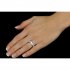 Stříbrný snubní prsten GLAMIS se zirkony
