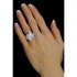 Stříbrný prsten s kulatým měsíčním kamenem