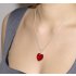 Souprava Swarovski CRYSTALLIZED™ srdce 18 mm červená