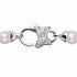 Stříbrný perlový náhrdelník bílé perly 6 mm