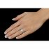 Stříbrný snubní prsten POESIA se zirkonem
