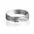 Stříbrný snubní prsten FLASH