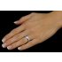 Stříbrný snubní prsten GLAMIS