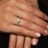 Jemný elegantní stříbrný prsten se zirkony Swarovski™