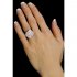 Stříbrný prsten s kulatým růženínem